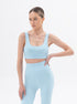 Basic Ribbed Top Blue